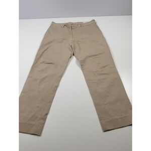Jack Donnelly Pants Mens 35 Khaki M2 Straight Fit Chino Made USA Casual